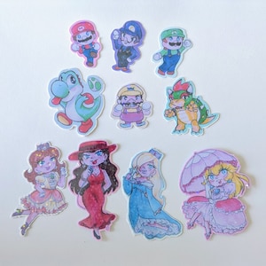 Stickers muraux De prissessen & Mario