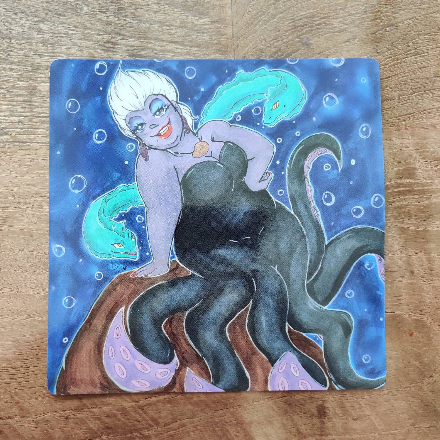Ursula the Little Mermaid Flotsam and Jetsam Artprint Etsy Australia