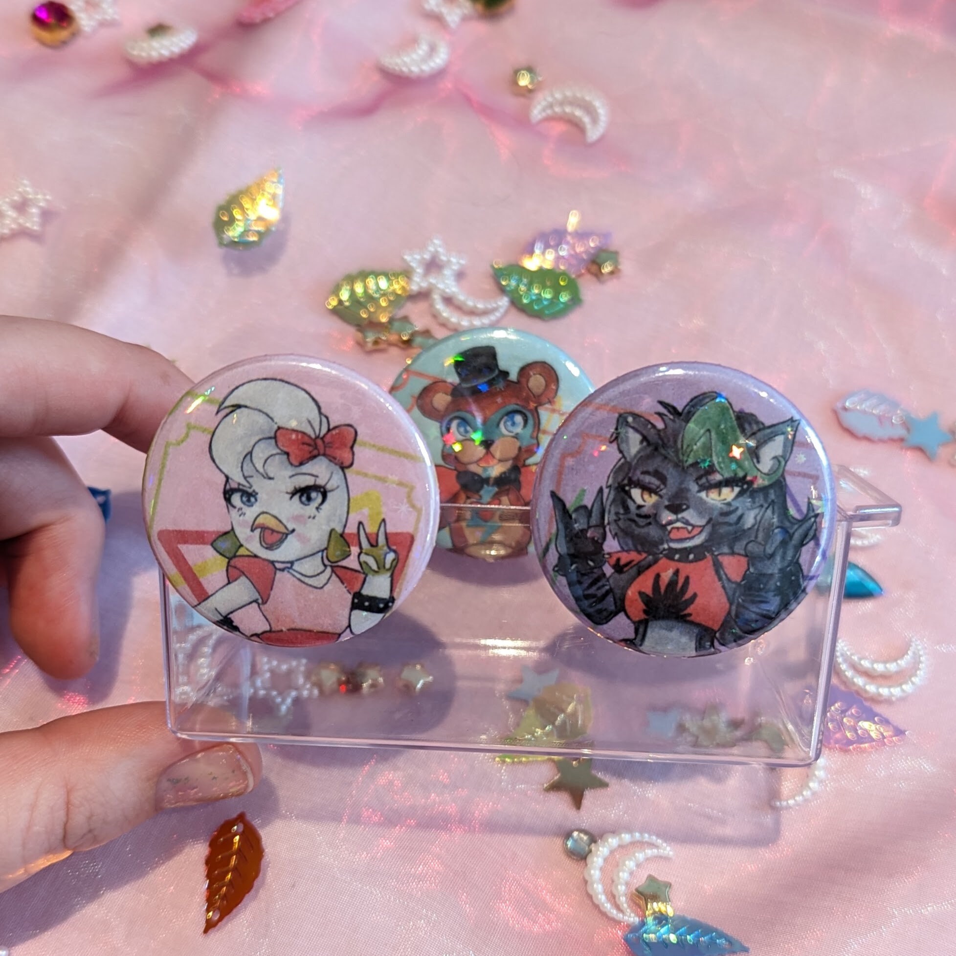 FNAF Security Breach Stickers Buttons Keychains Etsy