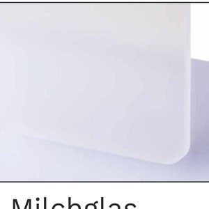 Frosted glass white satin matt. Acrylic glass 300 x 200 mm. Plate PMMA Plastic Plastic Plexiglas Material for laser and milling machine. LC-M117034
