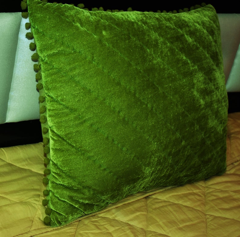 Olive Green Velvet Quilt King Velvet Blanket Velvet Comforter Etsy
