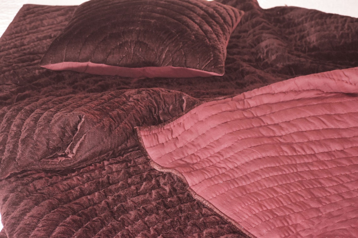 Buy Brown Velvet Quilt King Velvet Blanket Brown Velvet Comforter