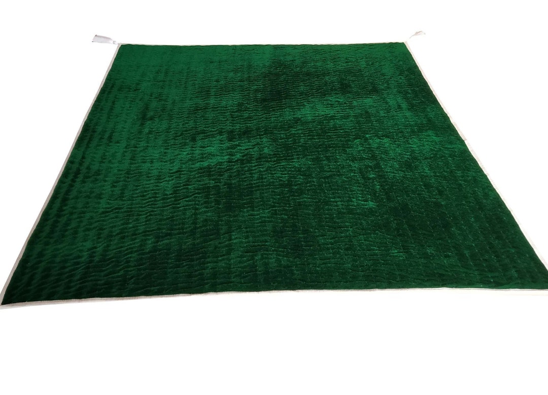 Emerald Green Velvet Quilt King Velvet Blanket Velvet Comforter Queen