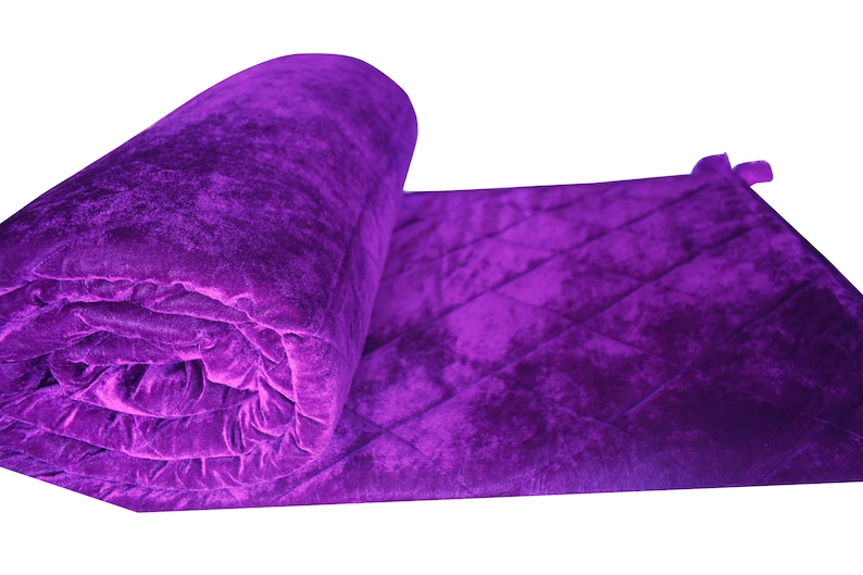 Cream Velvet Quilt King Velvet Blanket Cream Velvet Comforter Etsy UK