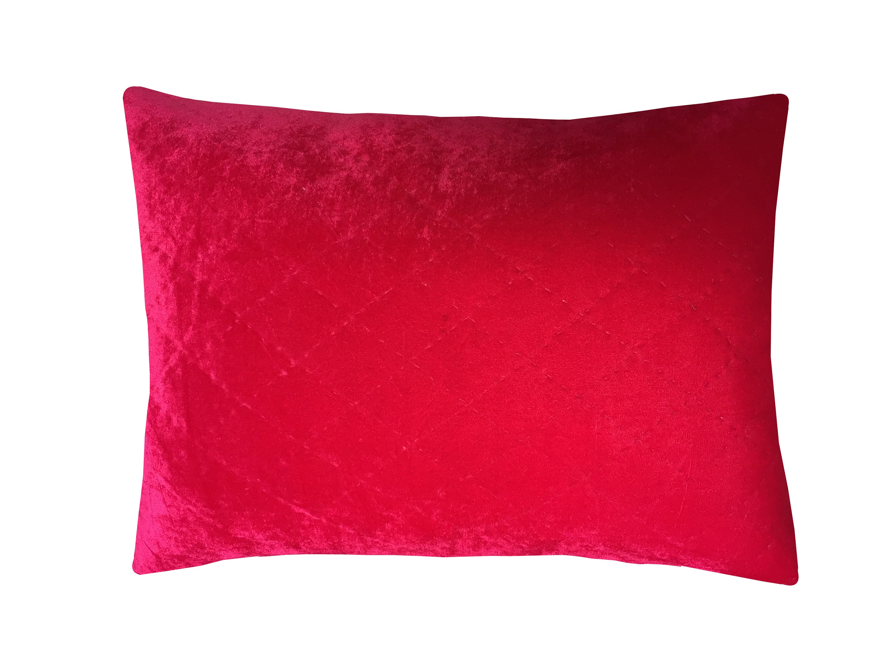 Fuchsia Velvet Comforter Hot Pink Velvet Quilt Fuchsia Etsy