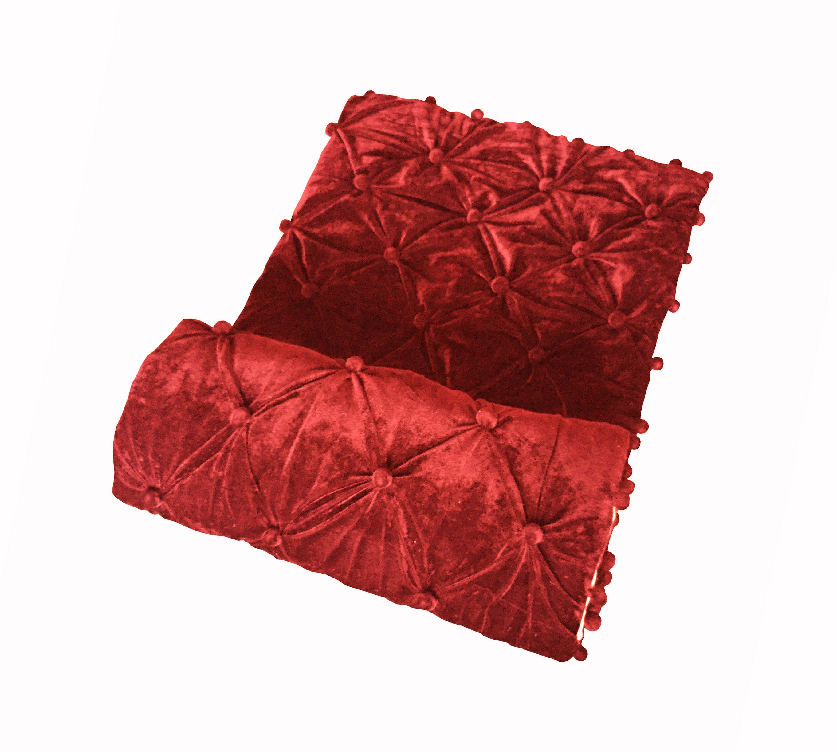 Deep Red Velvet Quilt King Velvet Blanket Red Velvet Comforter Etsy UK