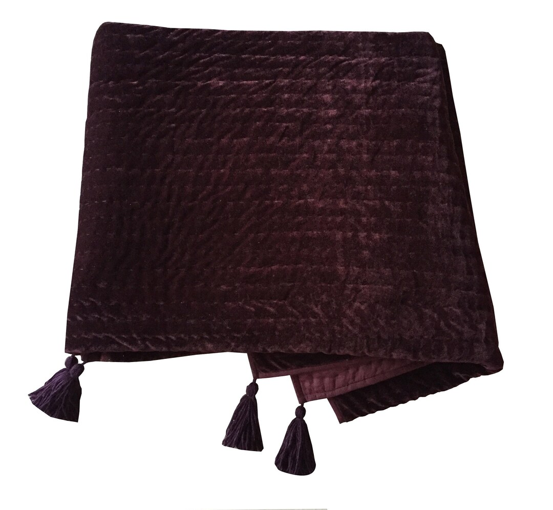 Brown Velvet Quilt King Velvet Blanket Brown Velvet Comforter Queen