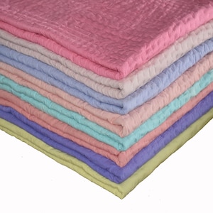 Cotton Comforter, Pick Stitch Quilt Blanket, Cotton Quilt, Cotton Coverlet, Double Bedspread, Cozy Bedding, Quilt Bedding,Fathers day