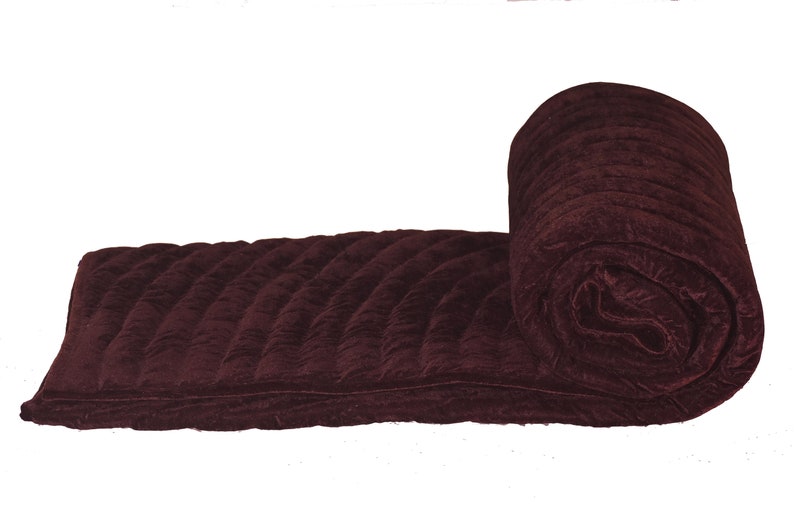 Buy Brown Velvet Quilt King Velvet Blanket Brown Velvet Comforter