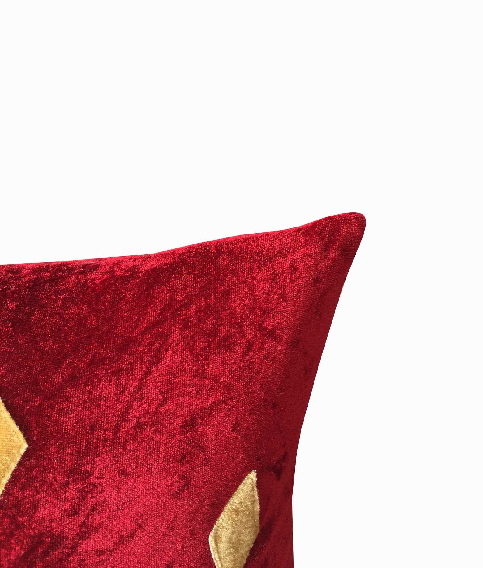 Queen Crown Throw Pillow Deep Red Velvet Pillow Cover Sofa Etsy