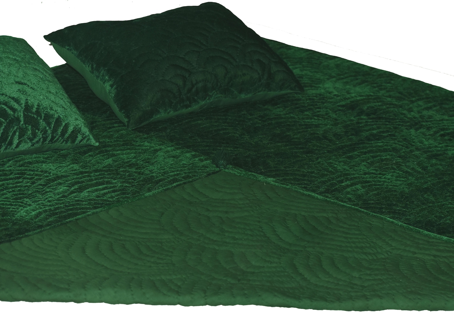 Emerald Green Velvet Quilt King Velvet Blanket Velvet Etsy