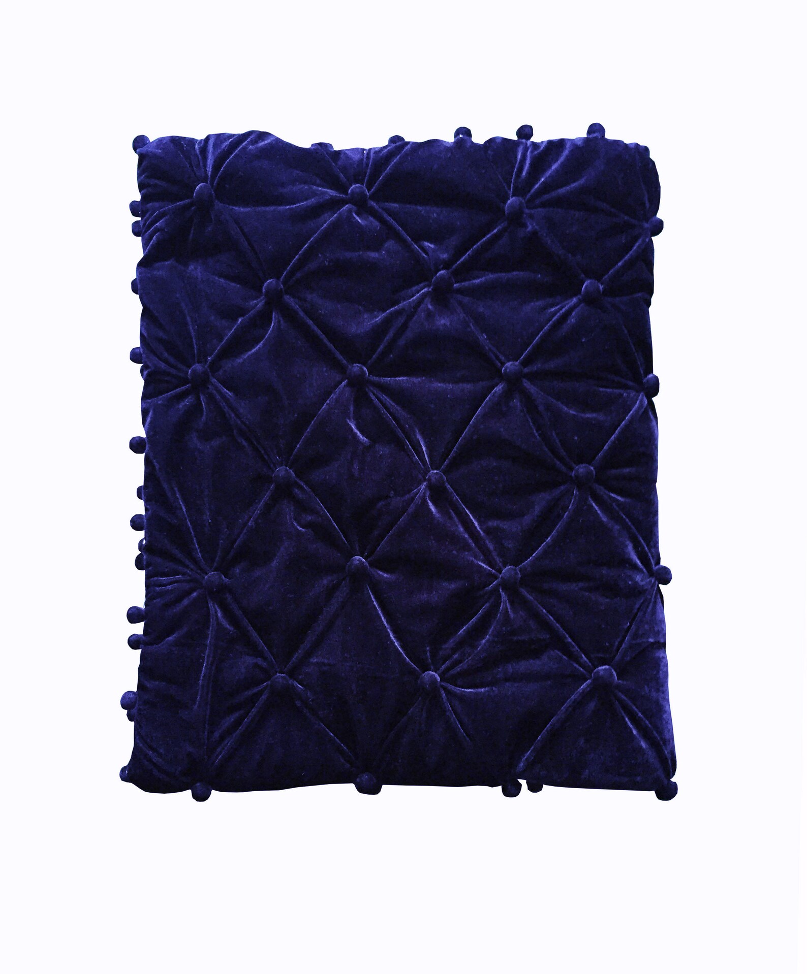 Navy Blue Velvet Quilt King Velvet Quilted Throw Velvet Etsy