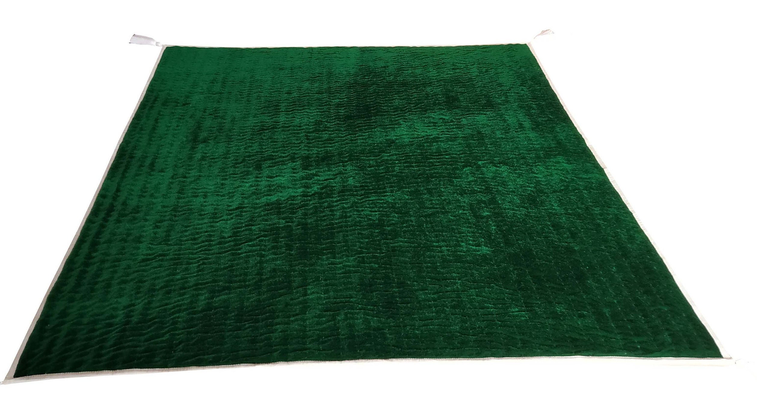 Emerald Green Velvet Quilt King Velvet Blanket Velvet Etsy UK