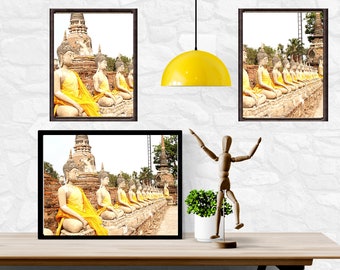 Thai Buddha Statue, Thai temple, Thai Decor, Thai wall art, Thai wall prints GET 15% OFF for all orders today!