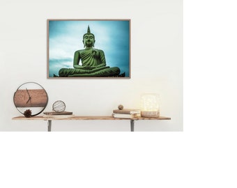 Thai Buddha Statue, Thai temple, Thai Decor, Thai wall art, Thai wall prints GET 15% OFF for all orders today!