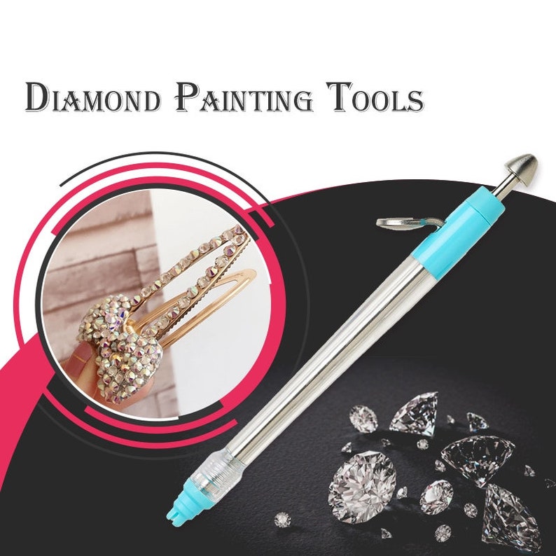 Diamond Painting Drill Pen 2000 Crystals Set DIY Drilling Etsy