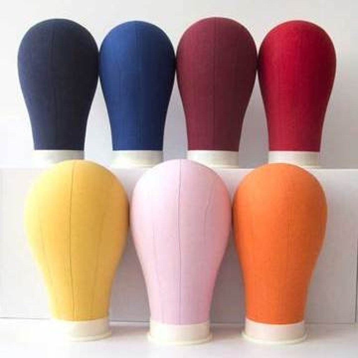 Colorful Mannequin Head Hat Display Unisex Featureless Adult Etsy