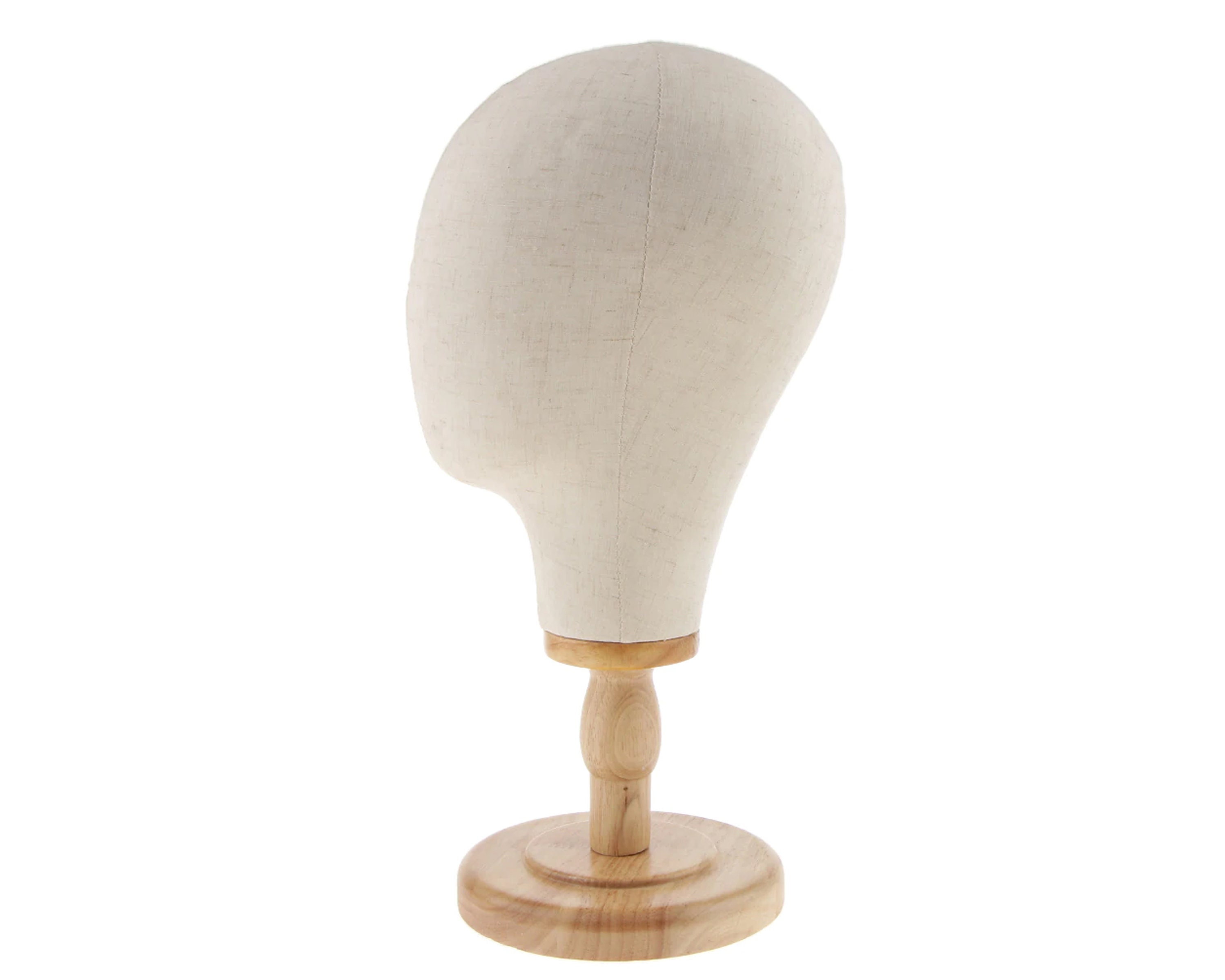 Mannequin Head Hat Display with Wooden Stand Unisex Etsy