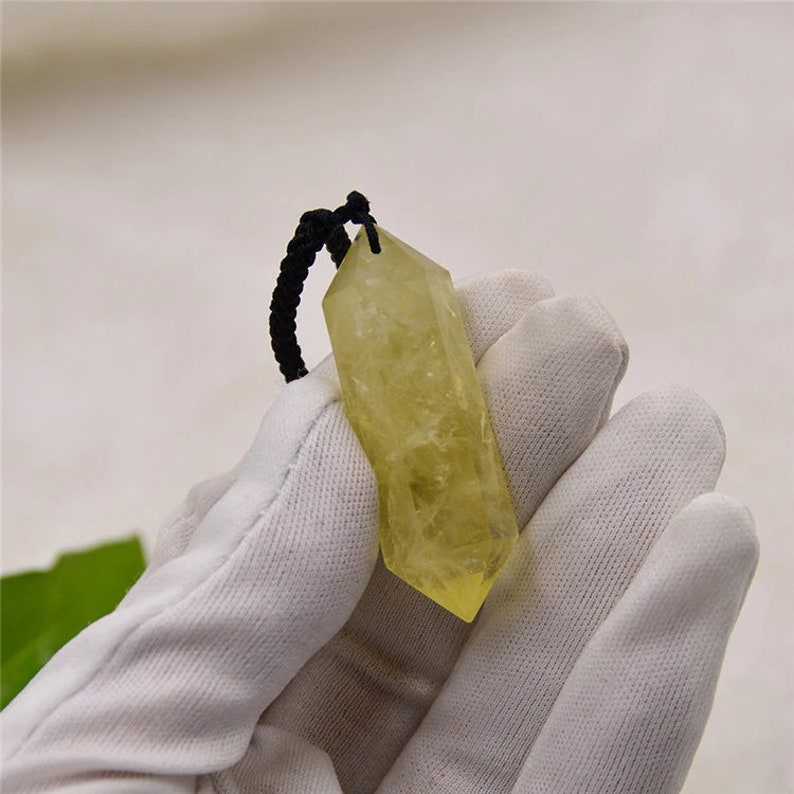 For Women Her Chakra Raw Crystal Healing Necklace Pendant Raw Stone Gift Crystal Citrine Point Raw Citrine November Birthstone Necklace