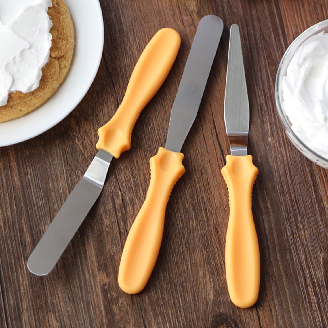 Icing Frosting Buttercream Large Cake Smoother Scraper Fondant Etsy