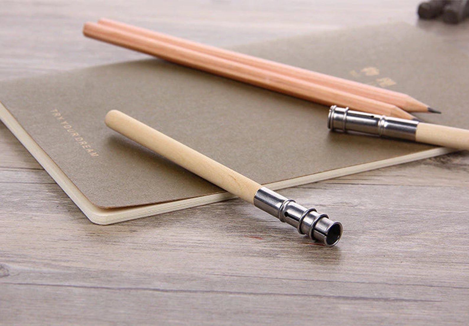 Pencil Extender Adjustable Wood Lengthener Art Sketch Etsy