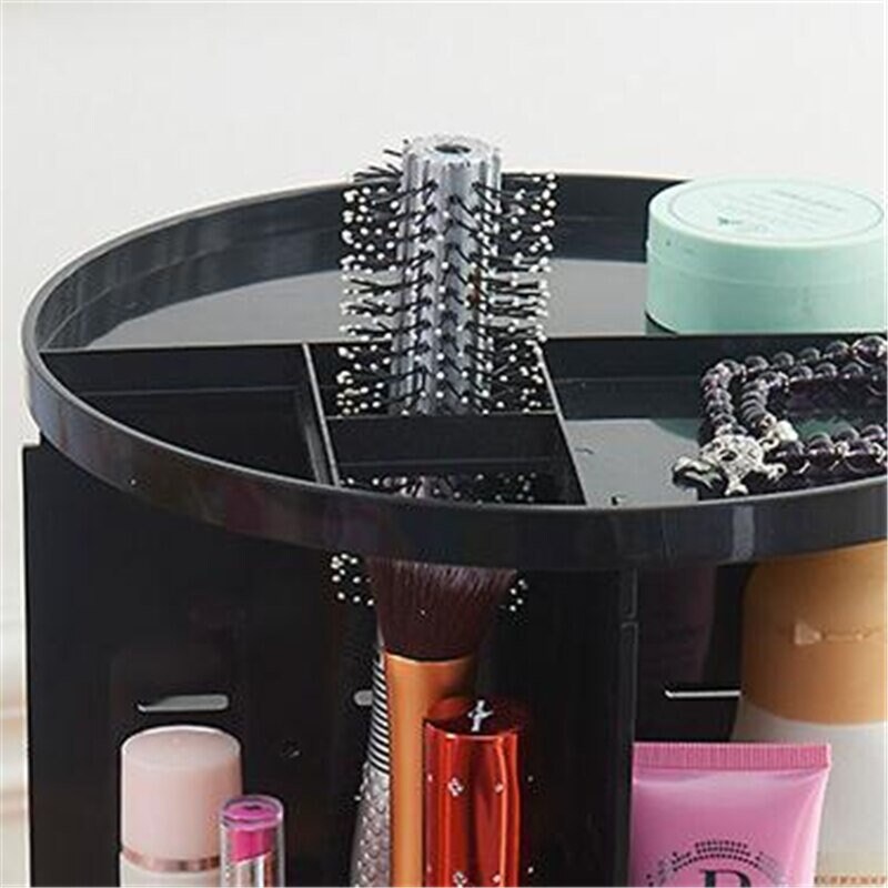 Desktop Makeup Organizer Spinning Rotating Cosmetic Storage Etsy