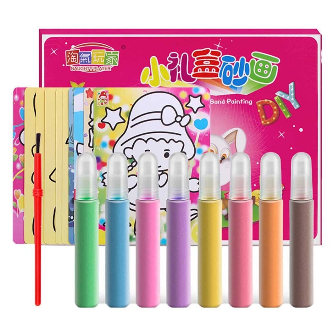 Sand Painting Kit for Kids Sand Art DIY Kit Craft Toy Etsy