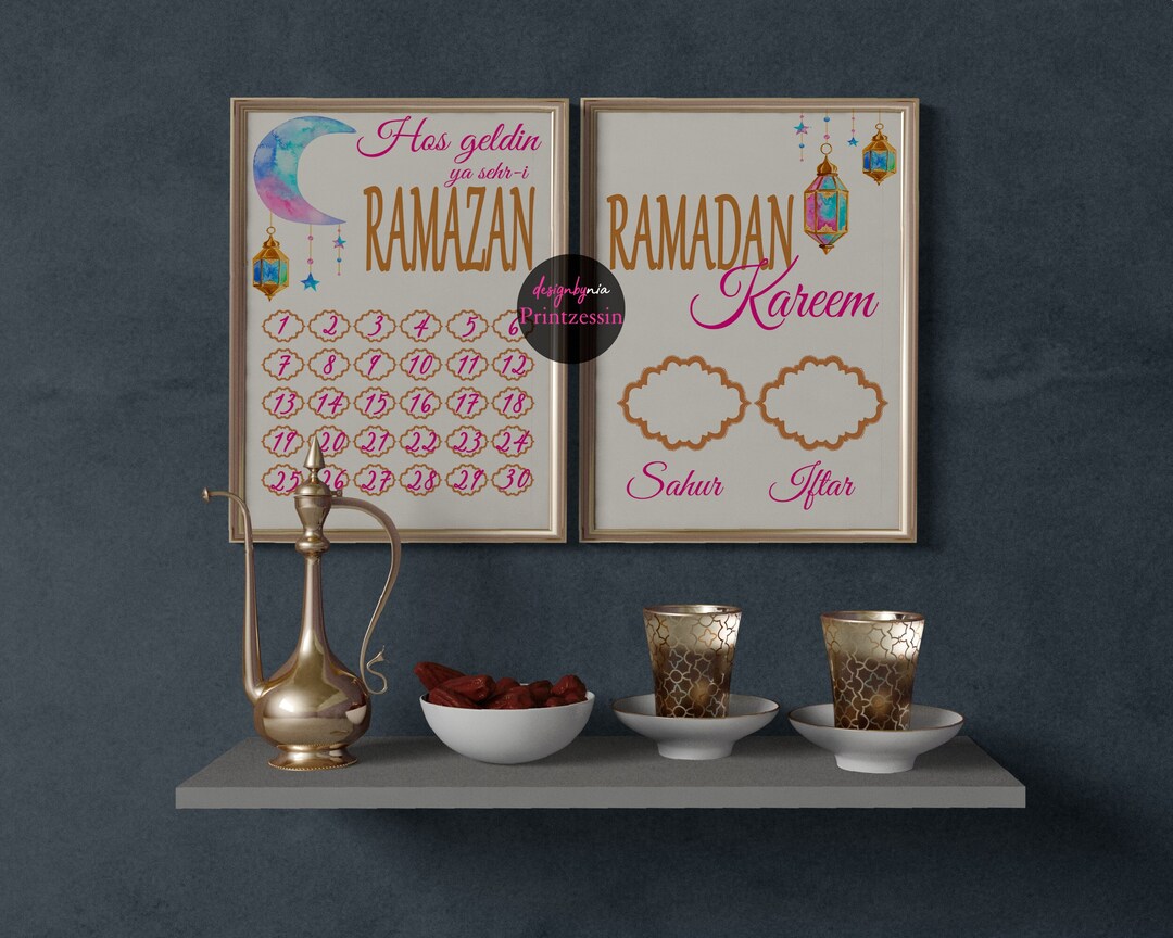 Buy Ramadan Calendar Ramazan Imsakiye Iftar Sahur Hosgeldin Online in