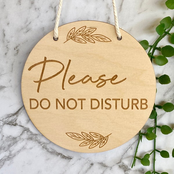 Do Not Disturb Door Sign | Please Do Not Disturb