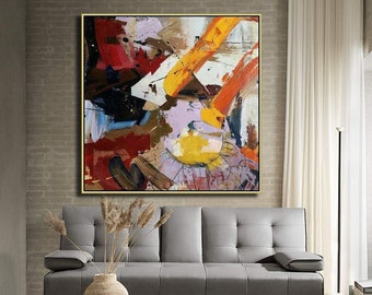 Large Abstract Painting Hand Painted Contemporary Original Large Abstract Painting On Canvas Home Decor Art Painting Modern Abstract Art