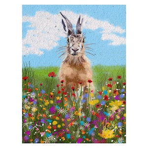 Im just a hare standing in the flowers asking if it&#39;s springtime yet
