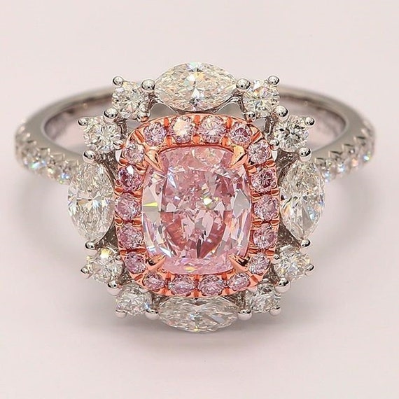 Trends For Large Pink Diamond Engagement Rings