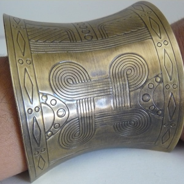 Bracelet  Egyptien, Bracelet vintage, Bracelet Africain, Bracelet, Ethnic, Avant Bras bracelet tribal, African bracelet, Bracelet