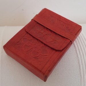 Leather Cigarette Case, 100% Engraved Leather, Cigarette Pack Cases, Pack  Cover