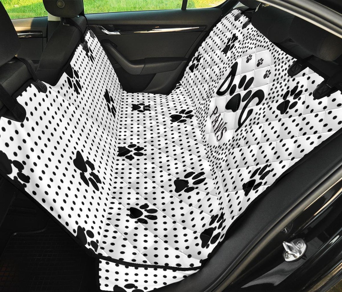 Dog Paws' Print Pet Seat Covers Etsy