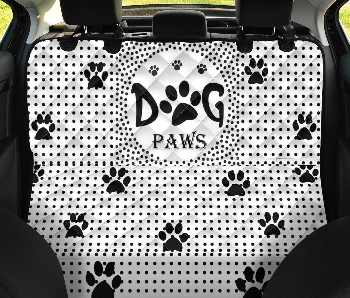 Dog Paws' Print Pet Seat Covers Etsy
