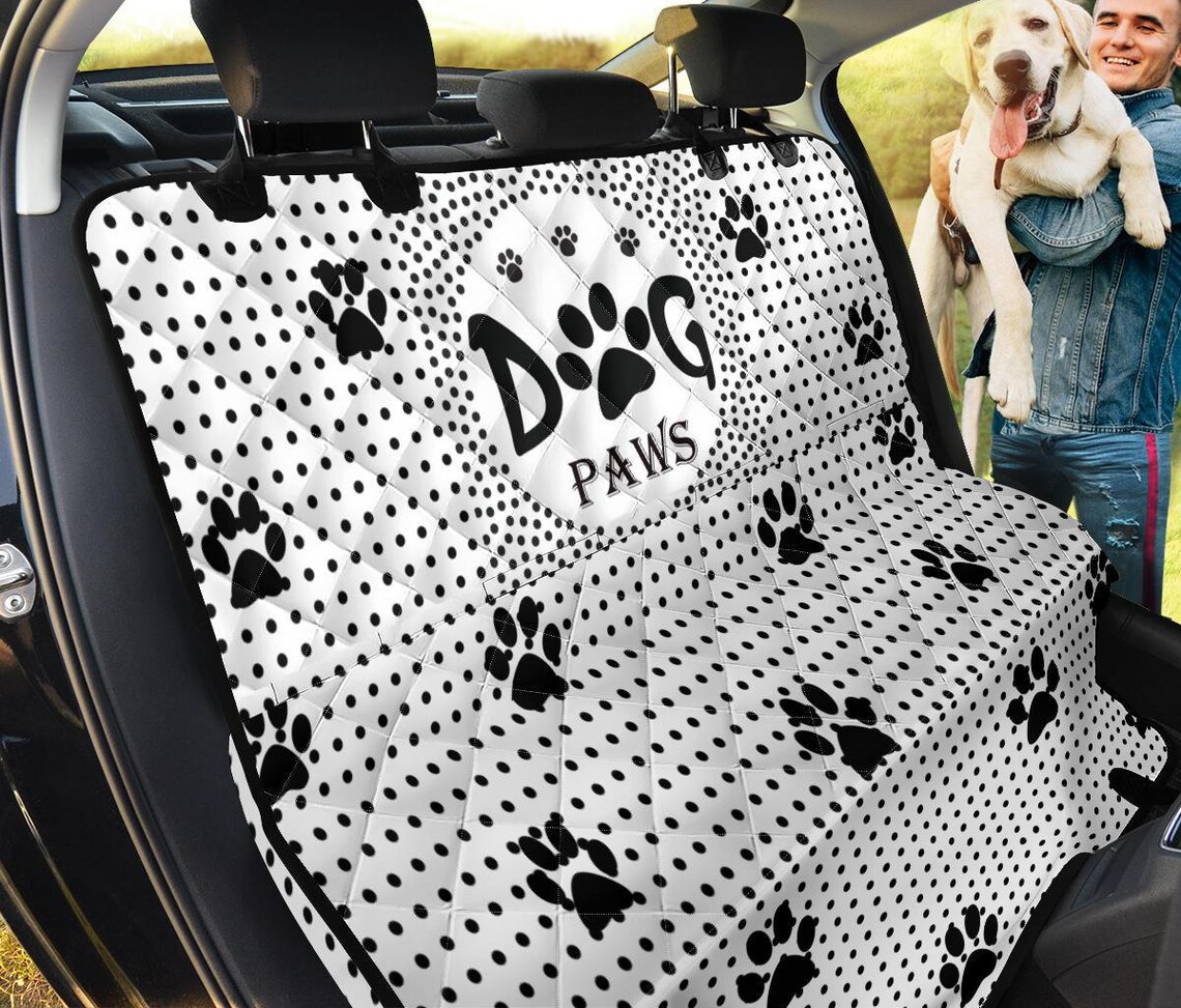 Dog Paws' Print Pet Seat Covers Etsy