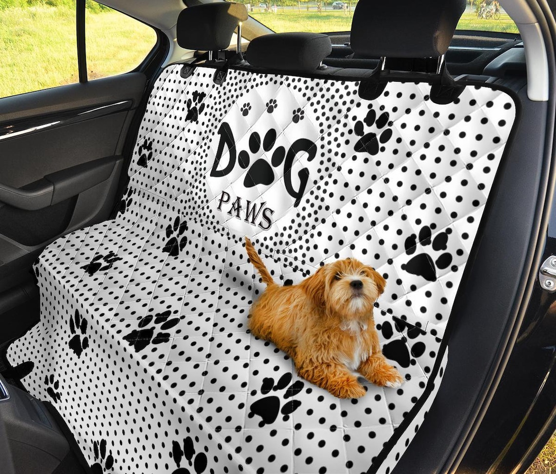 Dog Paws' Print Pet Seat Covers Etsy