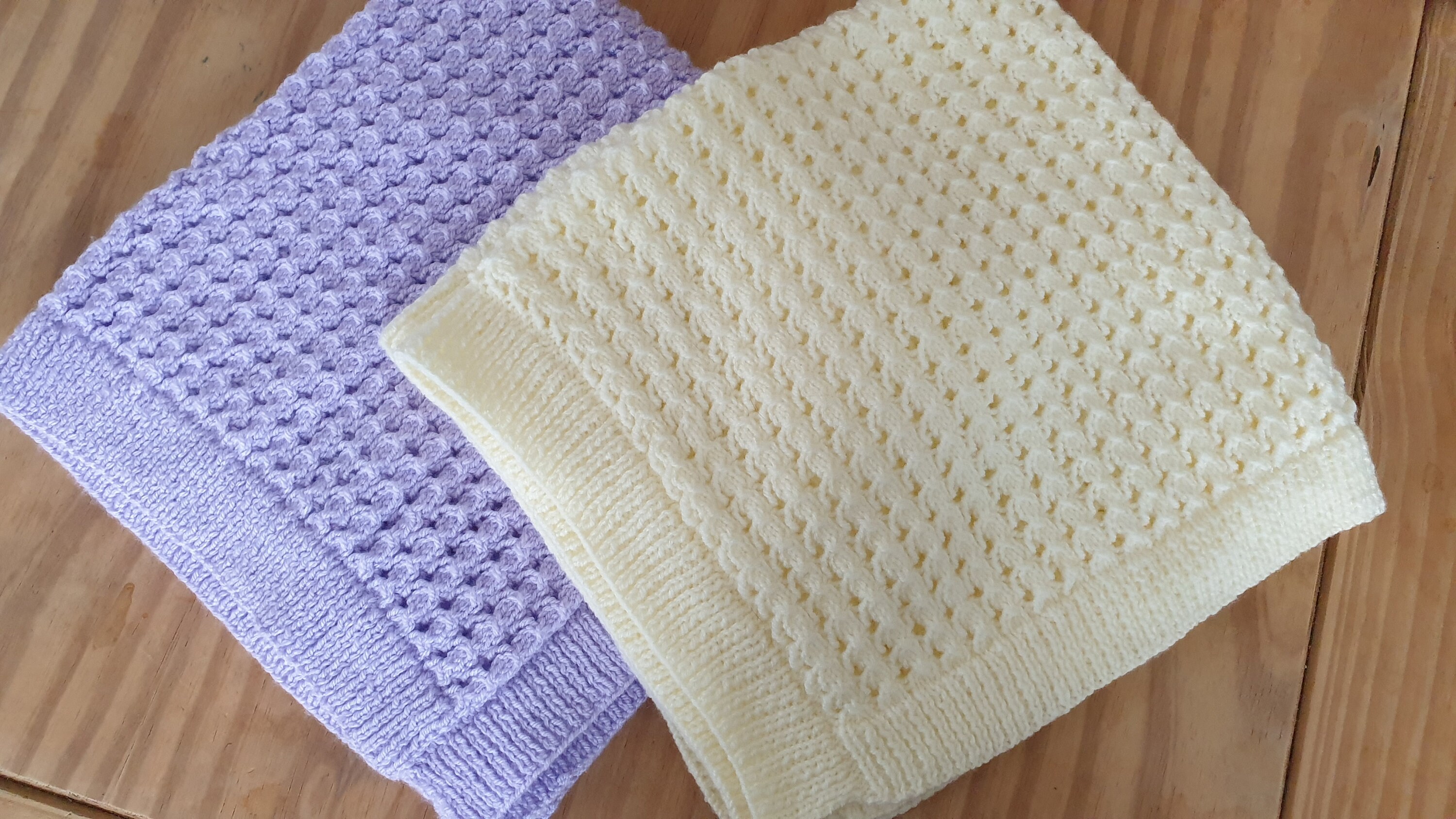 Hand knitted baby blankets Etsy