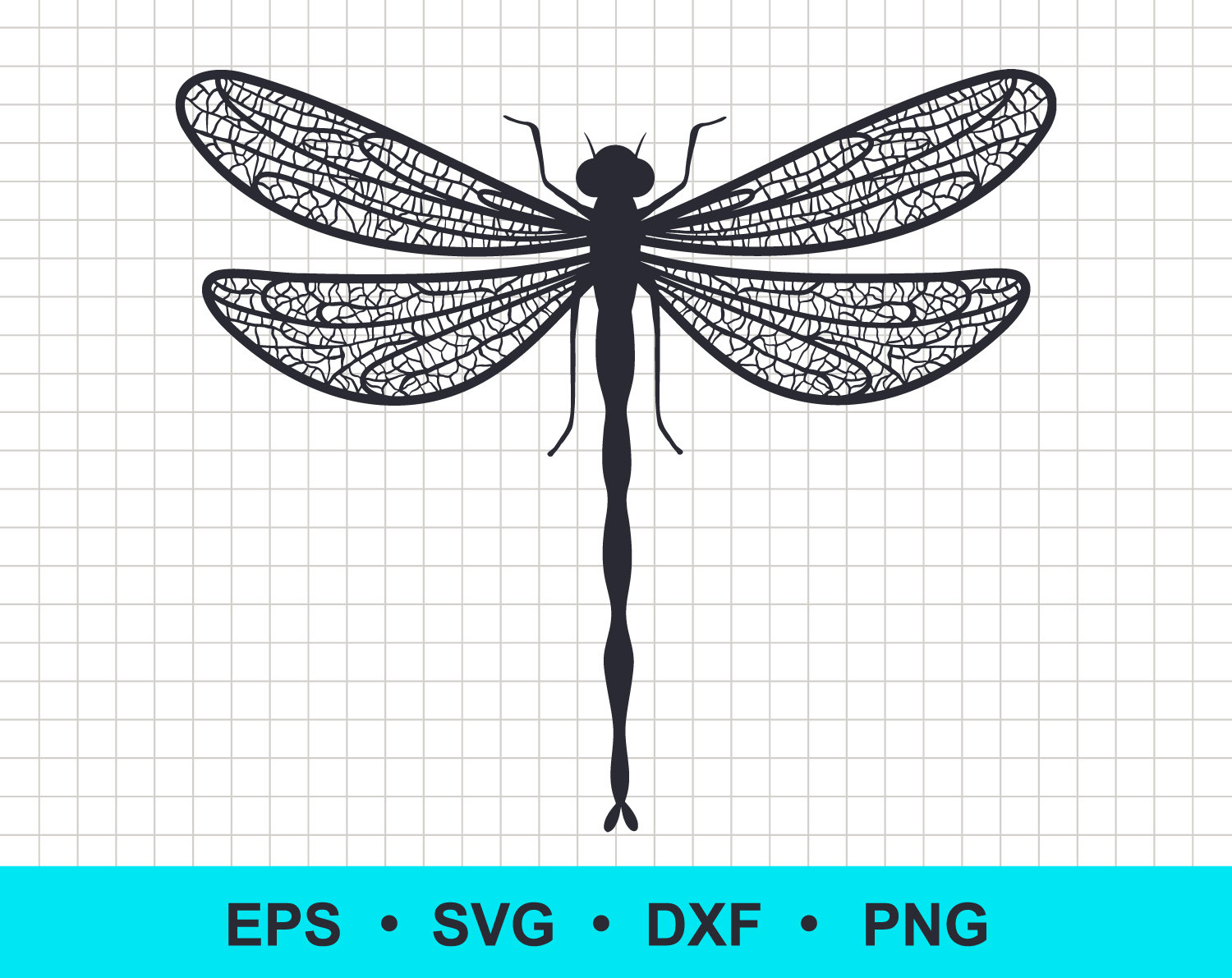 Dragonfly Svg Dxf Png Eps Svg Files For Cricut Dragonfly Etsy