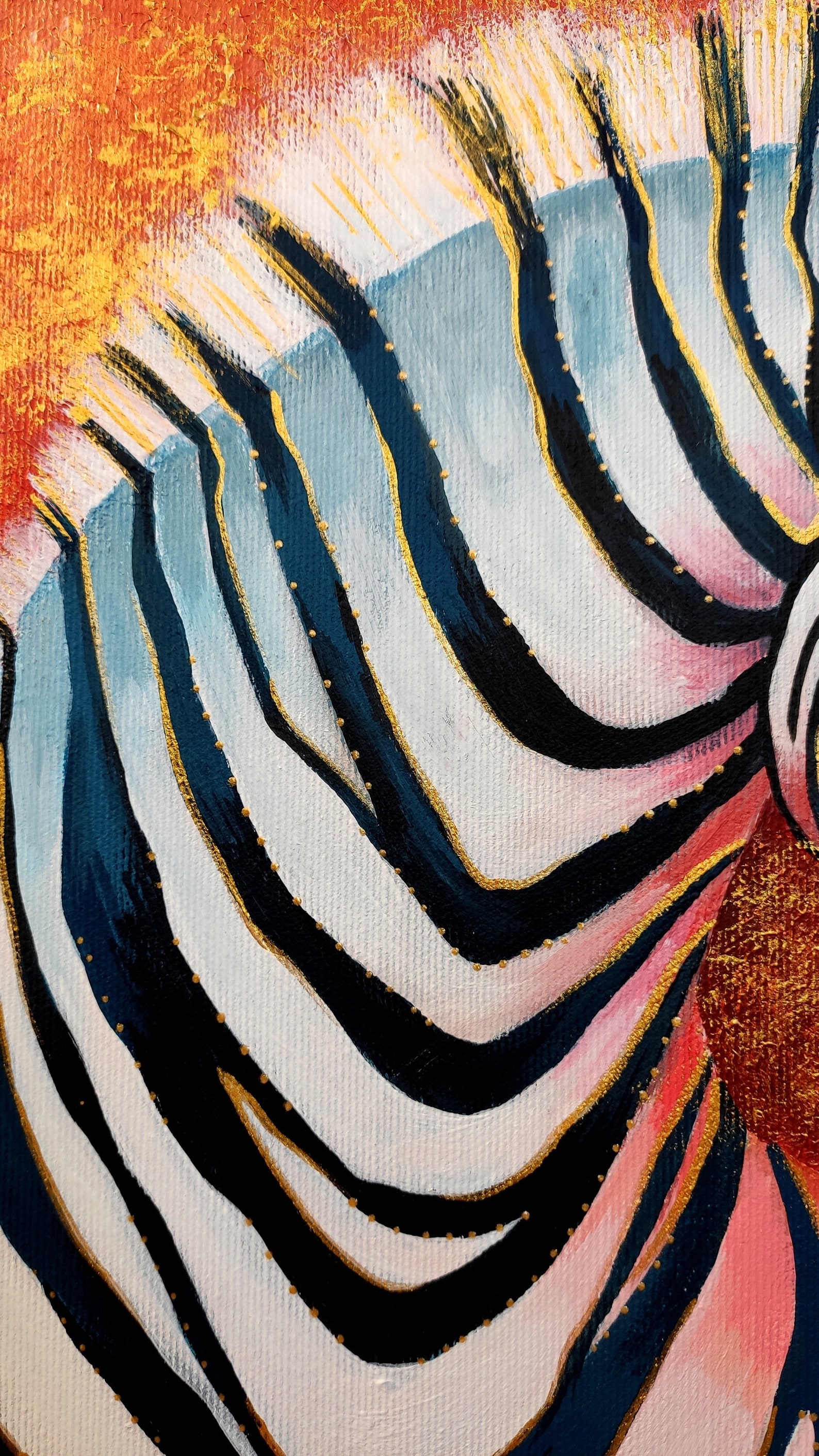 Zebra Original Painting Animals Artwork Original Acrylic Art Etsy