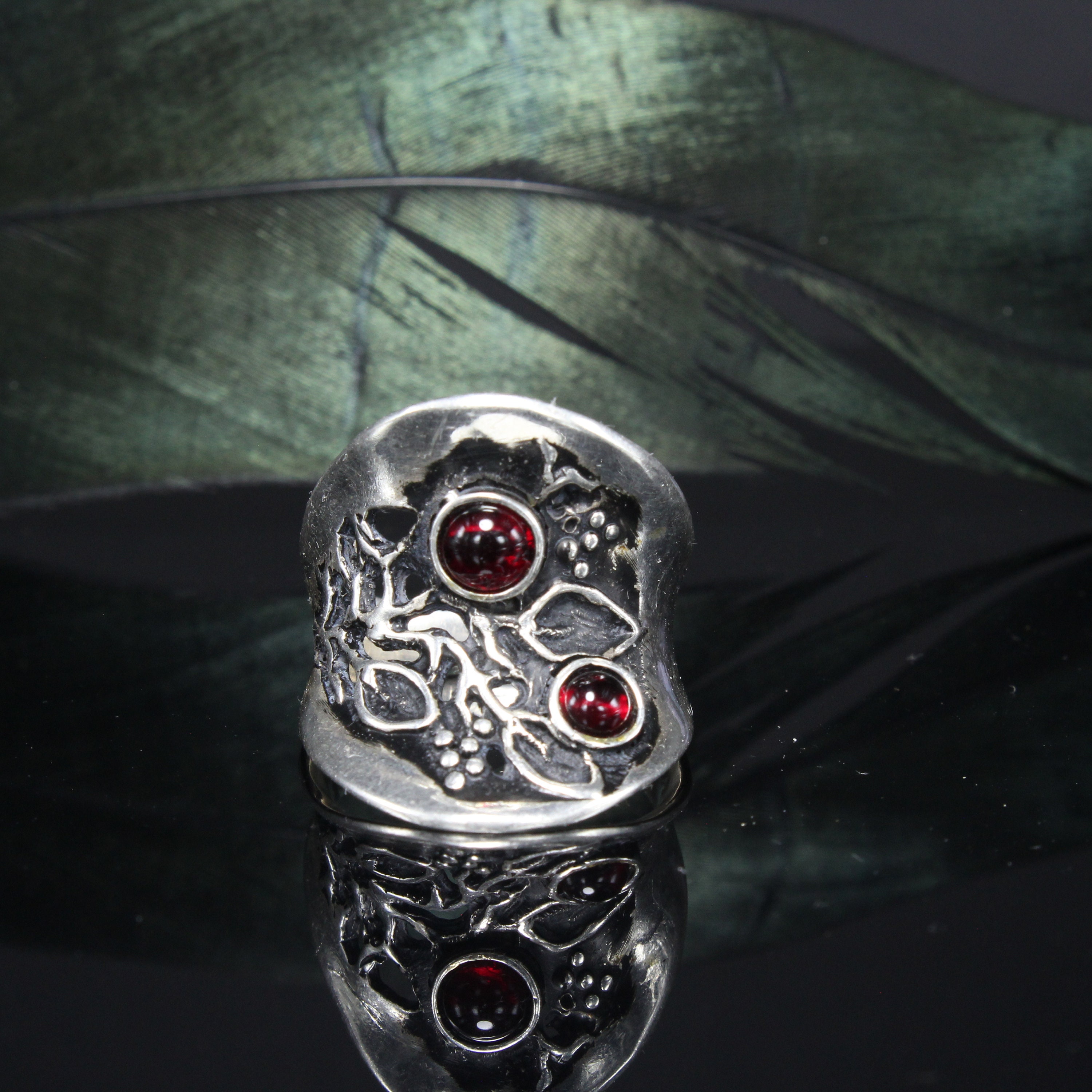 Avant-Garde Series Armenian Sterling Silver Ring Home Ring | Etsy