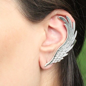 Cuff Sterling Silver Earring Helix Cartilage Angel Wing Climbers Jackets, Single Dragon Armenian Jewelry