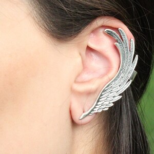 Cuff Sterling Silver Earring Helix Cartilage Angel Wing Climbers Jackets, Single Dragon Armenian Jewelry