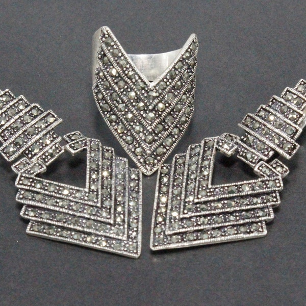 Marcasite Jewelry - Etsy