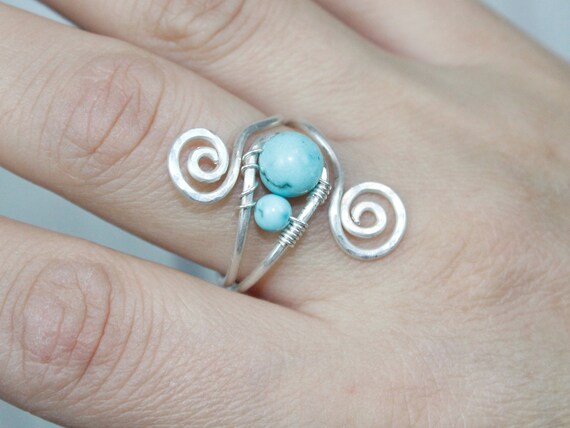 Homemade silver ring deals