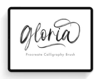 Gloria Watercolor Brush - Hand Lettering Calligraphy Brushes for Procreate Ipad Pro