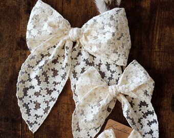 bows, beige Bows, openwork Baby Bow, Bows Clips, beige Bow, openwork Bows, Classy Bow, Little Girl Hair Bow, fabric Baby Bow