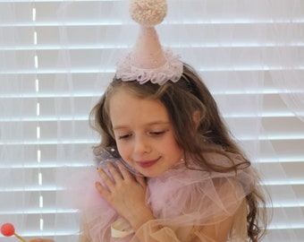 Party Hat, Mini Party Hat, Birthday Hat,Party cape, Party set, birthday party, birthday accessories, Children's Photo Props