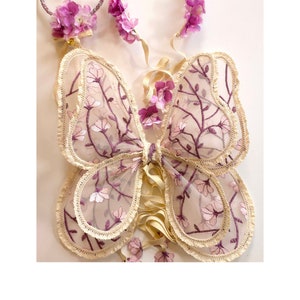 Openwork wings, fairy wings, butterfly costume for a child, costume wings, birthday butterfly, flower girl, wings, sakura wings